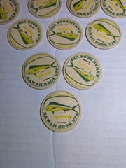 1993 Pog Pogs Lot Of 15 Hawaii Hook Ups Mahi Mahi