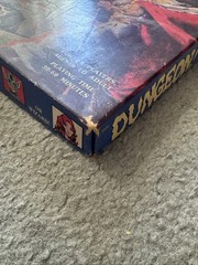 Dungeon! Vintage 1981 TSR Fantasy Boardgame Dungeons & Dragons Era 90% Complete