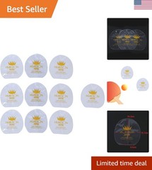10-Piece Clear Rubber Protection Film for Table Tennis Paddle Maintenance