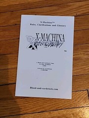 X-Machina Blood & Cardstock Boardgame VG+