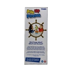 Tomy Pile Up Pirates Stacking Game 1-4 Players Ages 5+ Who’ll Rock the Boat?