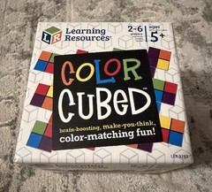 Learning Resources Color Cubed Multicolored Brain teaser 40 Pieces Strategy Game