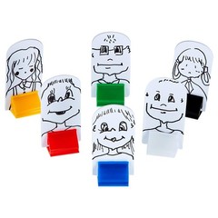 36 Set Game Card Stands Multi-Color with Blank Board Game Board Markers for P…