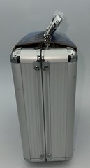 2009 Cardinal Games Mexican Train Dominoes Set NEW Unused Aluminum Carrying Case