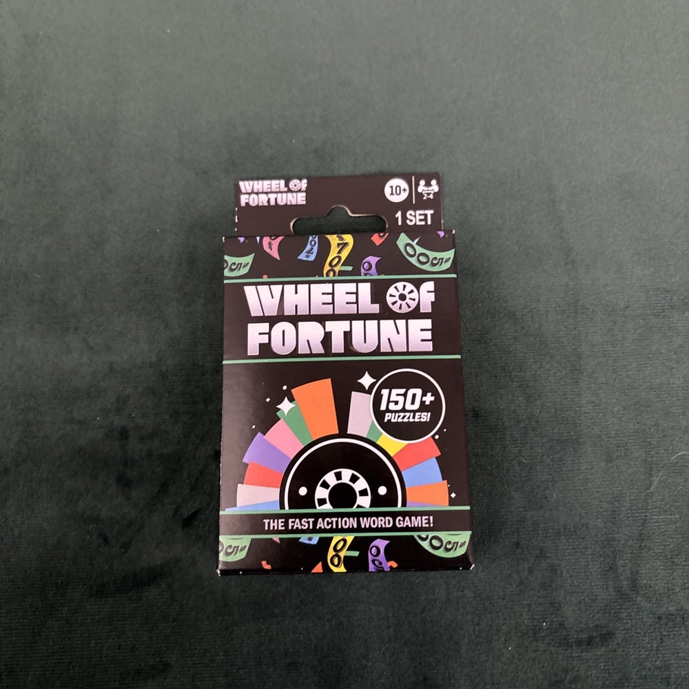 Deck of Cards Wheel Of Fortune The Fast Action Word Game 150+ Puzzles Ages 10+