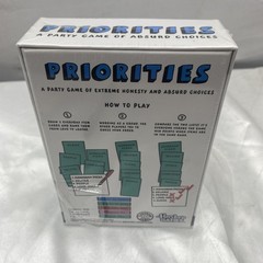 Hasbro Games Priorities Party Game Hilarious Game Of Absurd Choices