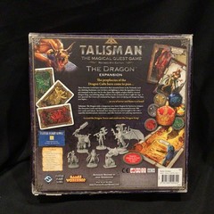 FFG Talisman Rev 4th Edition Game THE DRAGON Expansion 100% Complete w box