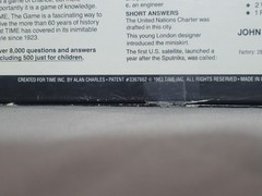 John N. Hansen Co. TIME: The Game Board Game 1983 Over 8,000 Questions & Kids