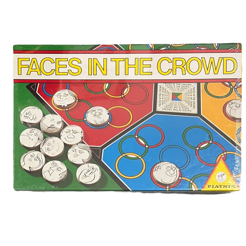 Piatnik Faces in the Crowd Board Game No. 403 Made In Austria Sealed Age 6 & Up