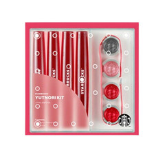Starbucks Korea 2024 Lunar New Year Yutnori Kit Set Pink