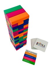 Open Spaces Totika Self Esteem Game with 48 Question Card Deck – A Game of Fun