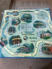 Vintage 1957 The Nancy Drew Mystery Game Parker Brothers COMPLETE Board Game