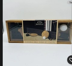 Studio Mercantile Hammer Axe Portable Wooden Table Tennis Set Brown Size OS NWB