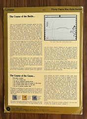 Lutzen Thirty Years War – SPI Folio Series game. Unplayed, see description.