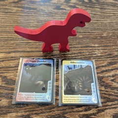 Evolution Board Game | Night Prowler X7 Hibernation X7 T-Rex Meeple North Star