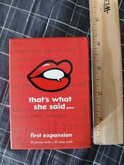 That’s What She Said Game – First Expansion Adults Only