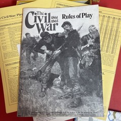 The Civil War 1861 – 1865 Victory Games – Punched – Excellent Condition