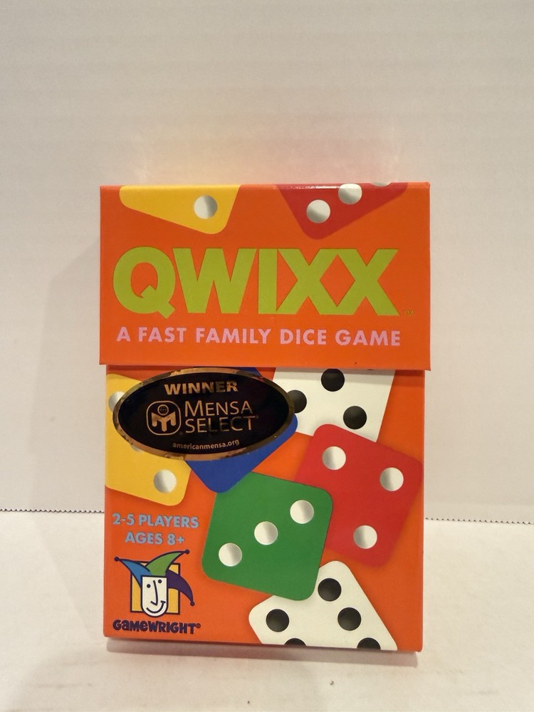 Qwixx Dice Game a Fast-Paced Family Dice Game by Gamewright Brand New!