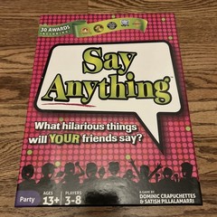 SAY ANYTHING Family Board Game – Ages 13+ 3 to 8 Players – Complete – 30 Award
