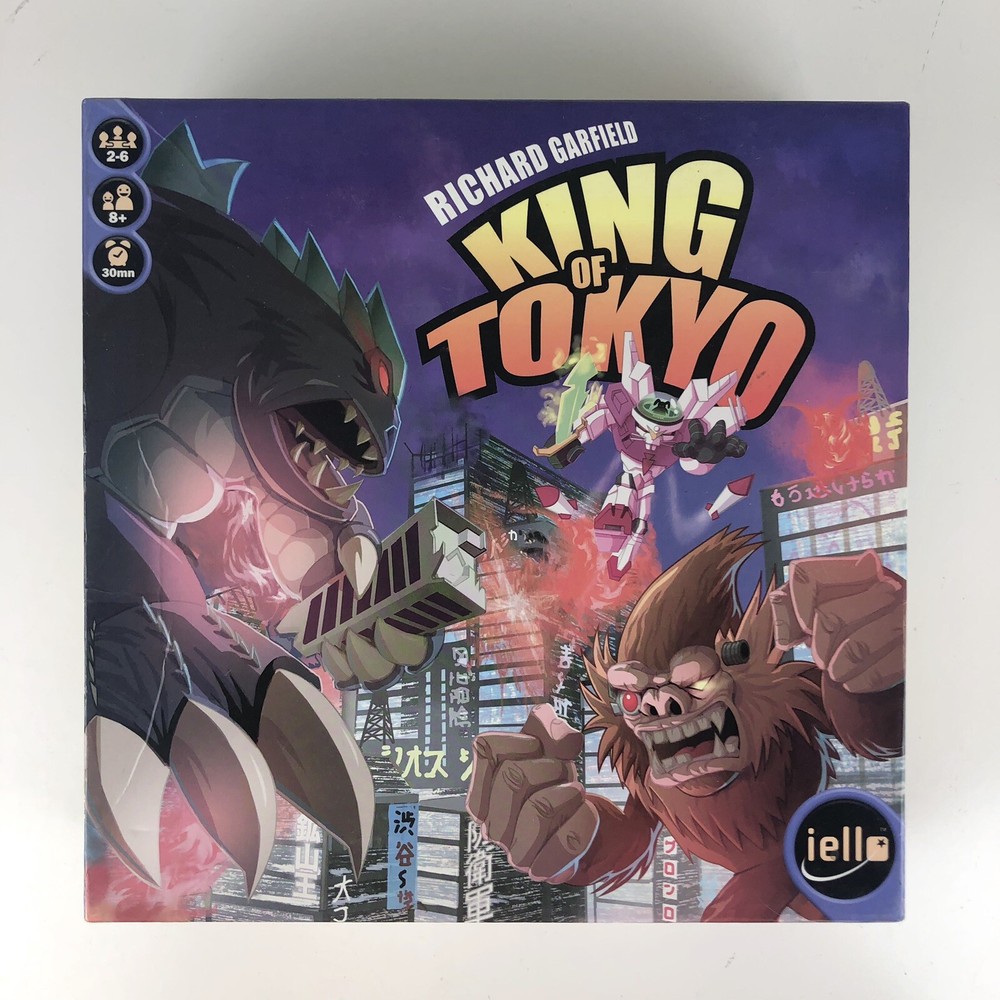 King of Tokyo Richard Garfield Board Game 2015 Iello 100% Complete