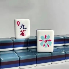 SLATE GRAY 4-Layer Acrylic Mahjong Tiles Full American Set 160 Tiles US SELLER!