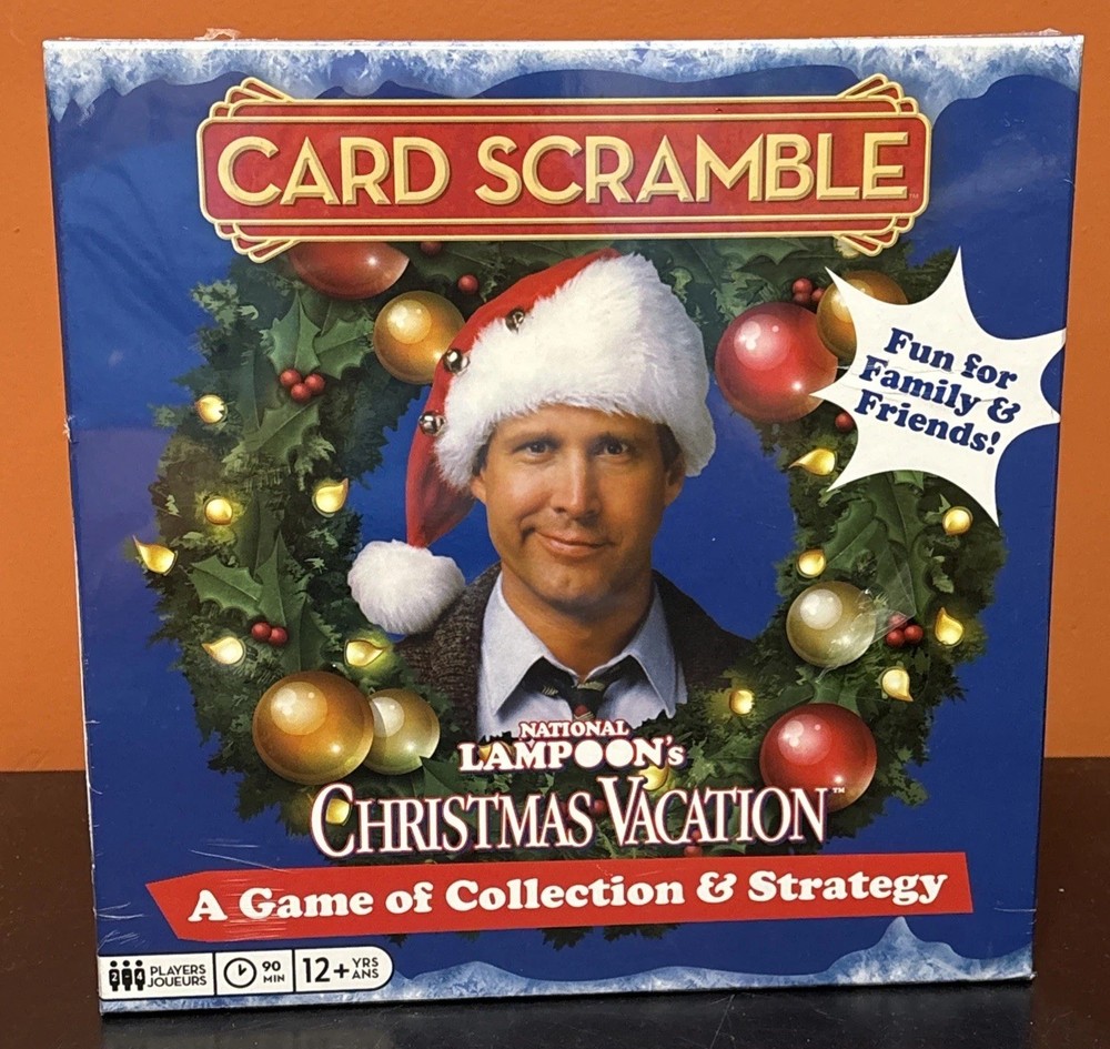 New National Lampoons Christmas Vacation Card Scramble Board Game 12+ Years