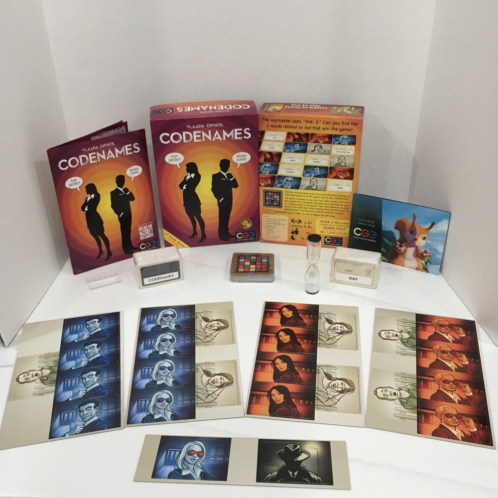 Codenames Board Game ( Czech Games ) Vlaada Chvatil Party Word Game NEW OPEN BOX
