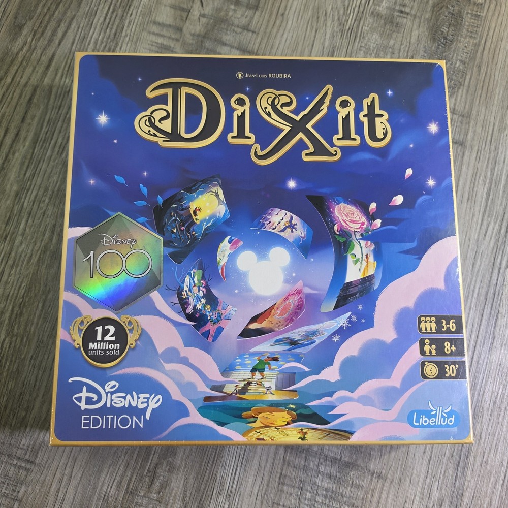Dixit Disney Edition Board Game New Sealed Complete Family Party Game Ages 8+