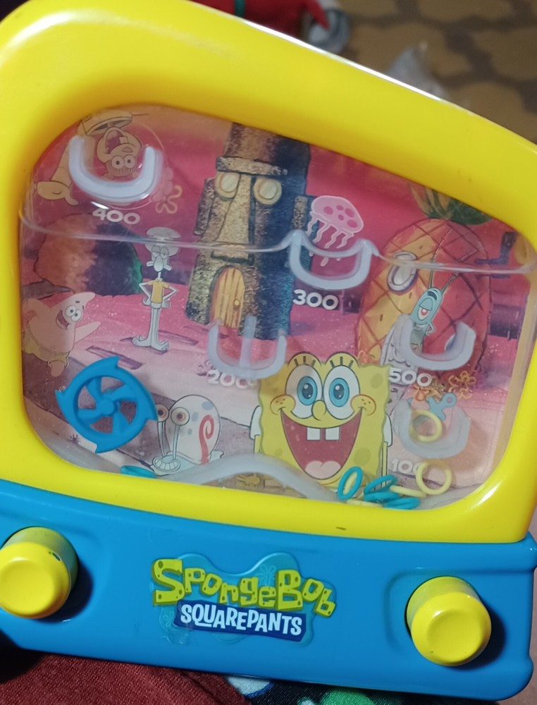 Spongebob Squarepants Water Game Toy Ring Toss Nickelodeon Blip Toys Viacom 2014