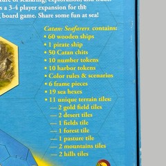 Catan Expansion Seafarers 2016 PLUS 5-6 Player Expansion Set Complete Used/New