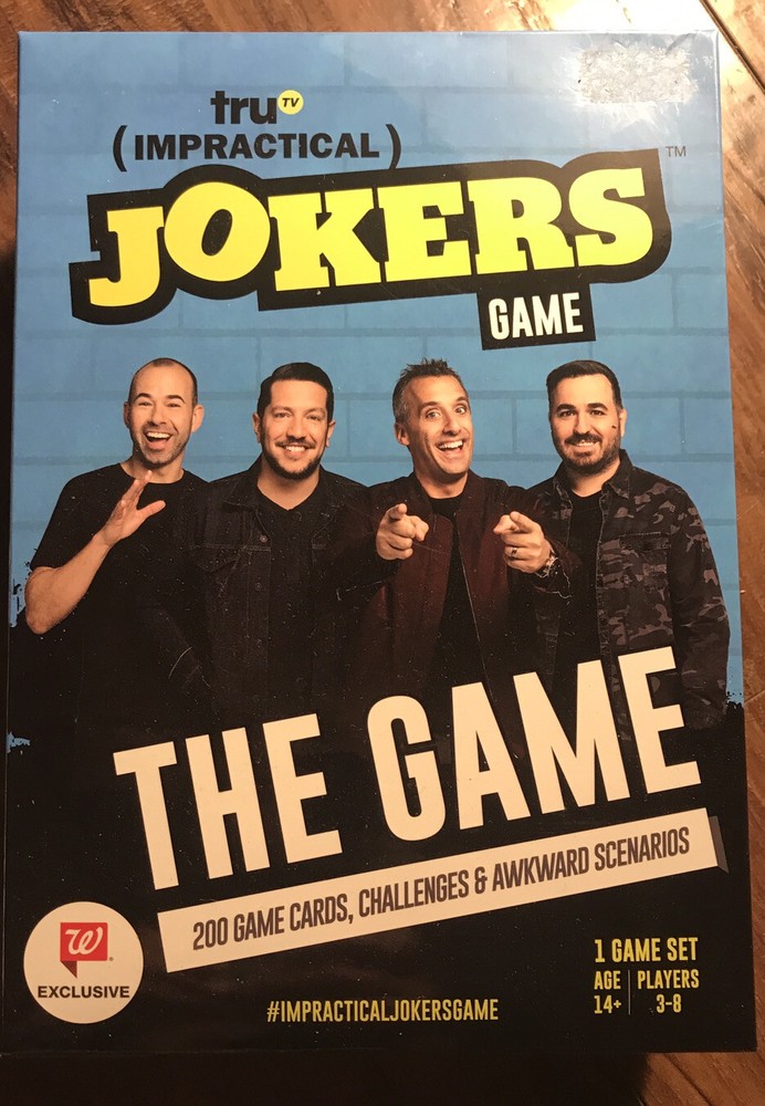 Impractical Jokers The Game:Wilder Toys Fun Card Game True TV 2020