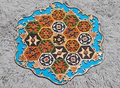 Wooden game board for Settlers / 2-4 . 5-6 Player Custom Settlers Board
