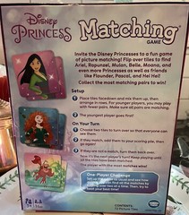 Wonder Fordge Disney Princess Matching Game New In Box Ages 3+ 1 Or More Players