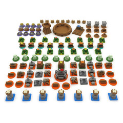 FULL UPGRADE KIT FOR ROOT – 108 PIECES | Board Game Accessories and Upgrades
