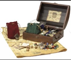 NEW SEALED 2003 Dread Pirate Coffee Table Game Wooden Treasure Chest RARE