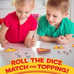Pizza Party Dice Game For 2 Players Fun Family Entertainment Travel Friendly
