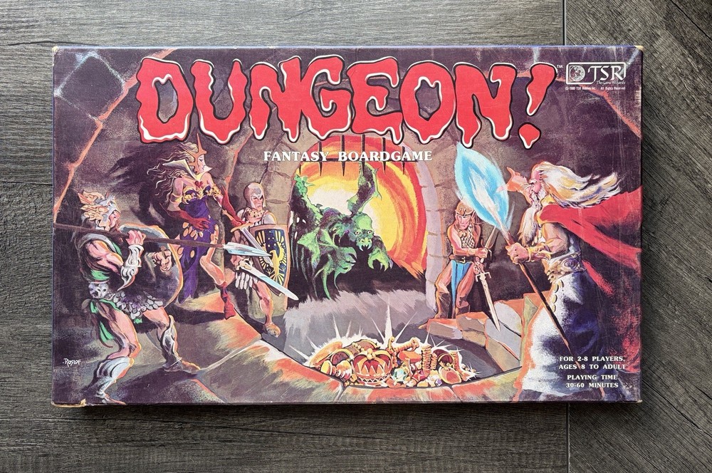TSR Dungeon! Fantasy Board Game 1981 VTG – 100% COMPLETE & In GREAT CONDITION!!