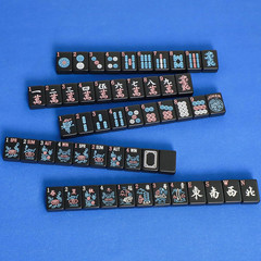American Mahjong Tiles (1.2”,Tiles Only), 166 Mahjong Tile Set with Black Color