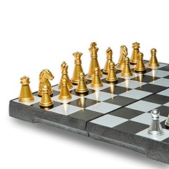 Travel Magnetic Chess Mini Set (6.3 inches)-Compact, Foldable, Educational