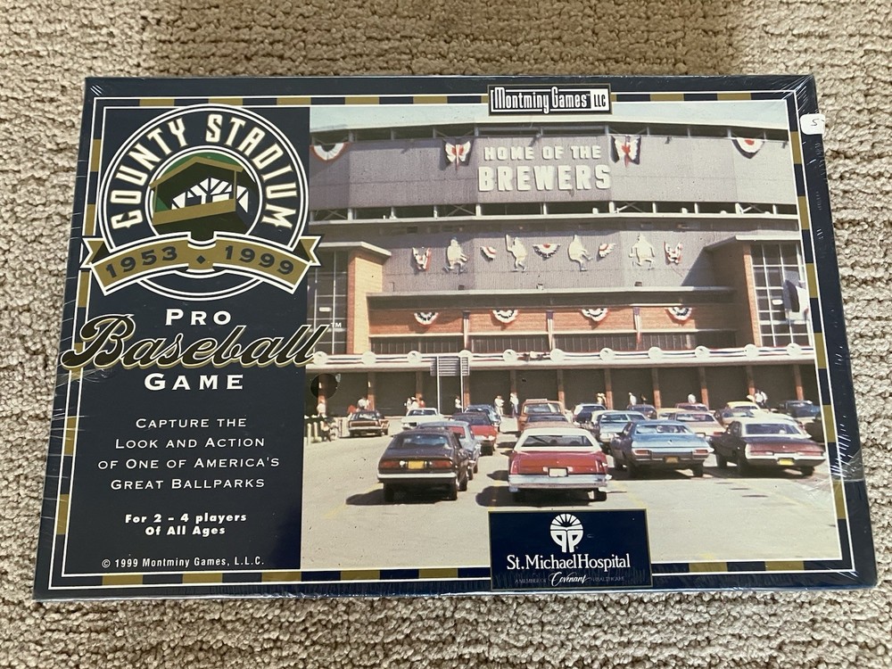 MILWAUKEE BREWERS COUNTY STADIUM PRO BASEBALL GAME 1999 SGA NEW AND SEALED!