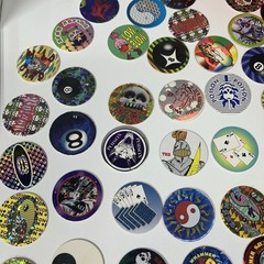 Vintage 1990’s Huge Lot Of Pogs 211 Plus Cases Holographic Lenticular Disney