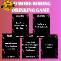Couples Drinking Game Card Set Date Night Fun Romantic Gift 114 Cards