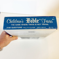 Cadaco Childrens Bible Trivia Board Game 1984 Christian Religious 2100 Questions