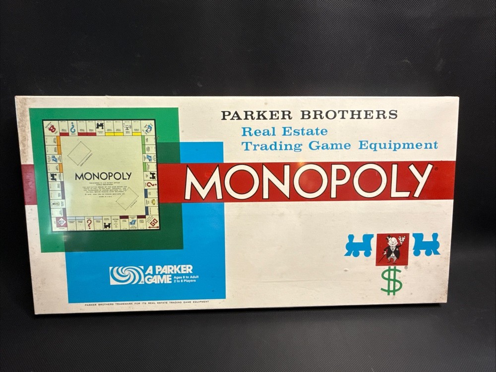 Vintage 1961 No.9 NEW SEALED NOS GENERAL MILLS Monopoly Parker Brothers USA