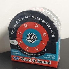 Word A Round: Race To Unravel The Word! Fast-Paced Card Game – Thinkfun 2012 NEW
