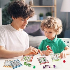 Bingo Game Cards – 100 Books of 10 Sheets – Fun Family Activity, Party Supplies