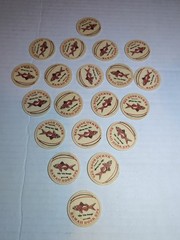 1993 Pog Pogs Lot Of 20 Hawaii Hook Ups Ula Ula Onaga
