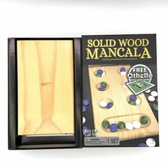 Cardinal Mancala Complete Solid Wood Folding Game Board Stores All 48 Pieces