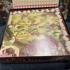 RARE Markus Brand Village Board Game Pegasus Spiele Complete English German 2012