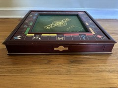 1991 Franklin Mint Monopoly Collector’s Edition Wooden Luxury Game See Pictures